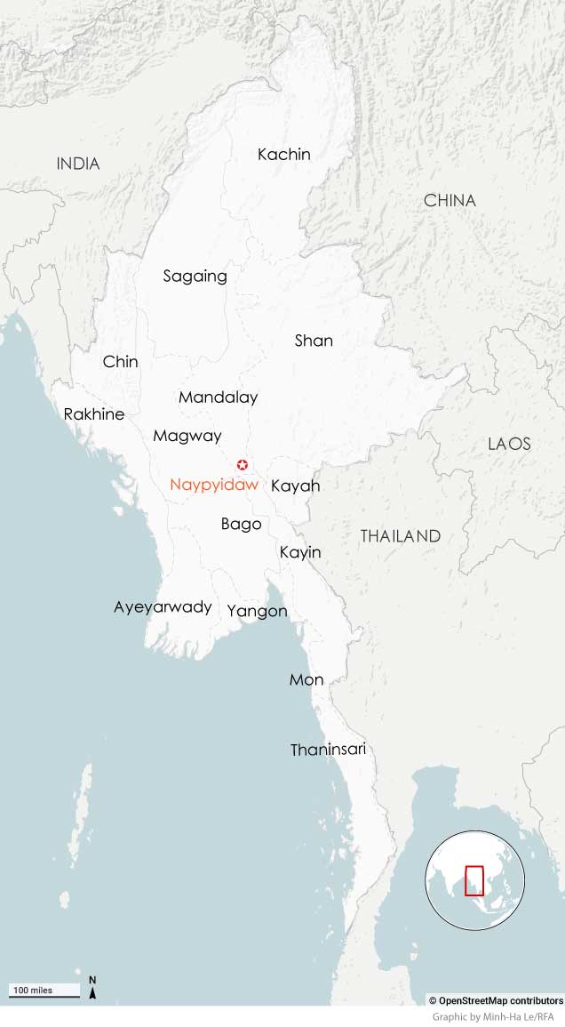 Myanmar map