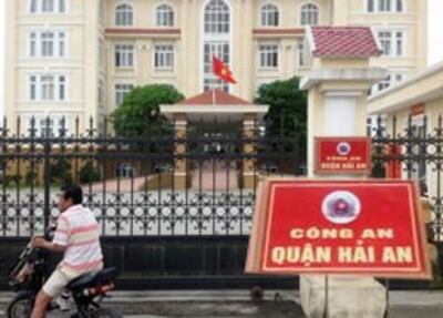 Trụ sở công an quận Hải An. blog hennhausaigon