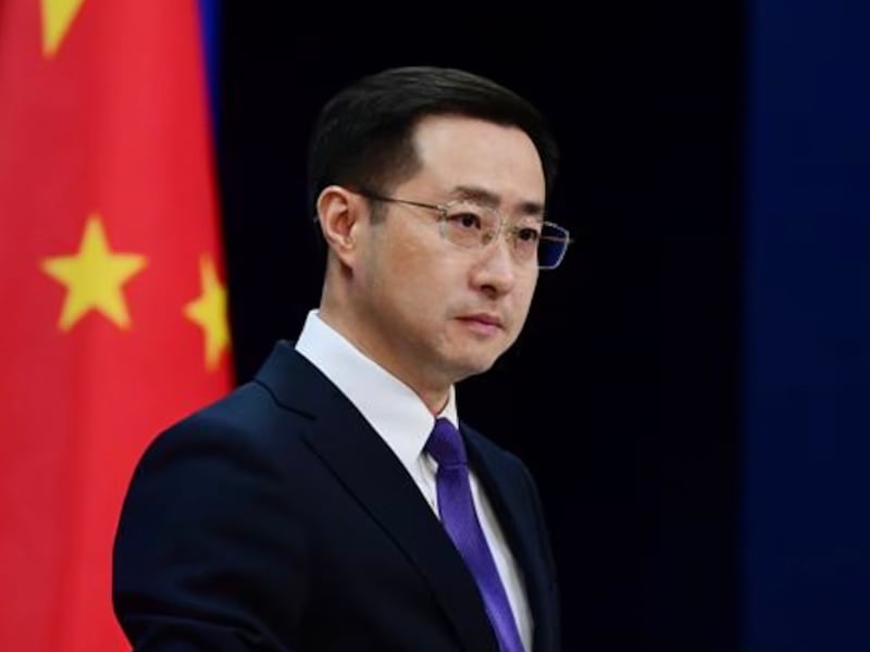 Chinese Foreign Ministry spokesman Lin Jian responded to the accusation that Chinese American is a Chinese agent,  Dec. 20, 2024