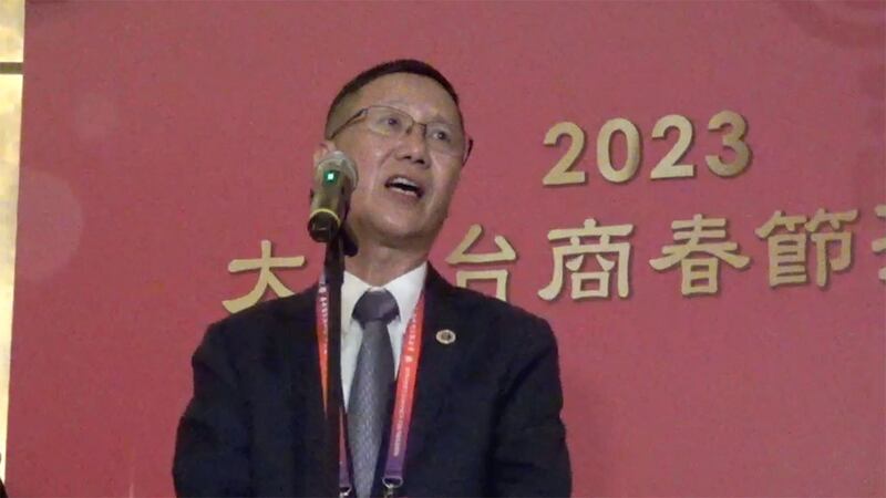 东莞台商协会会长陈宏钦。（记者夏小华摄）