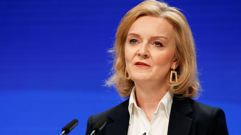 英国外相丽兹·特拉斯(Liz Truss)。（路透社）