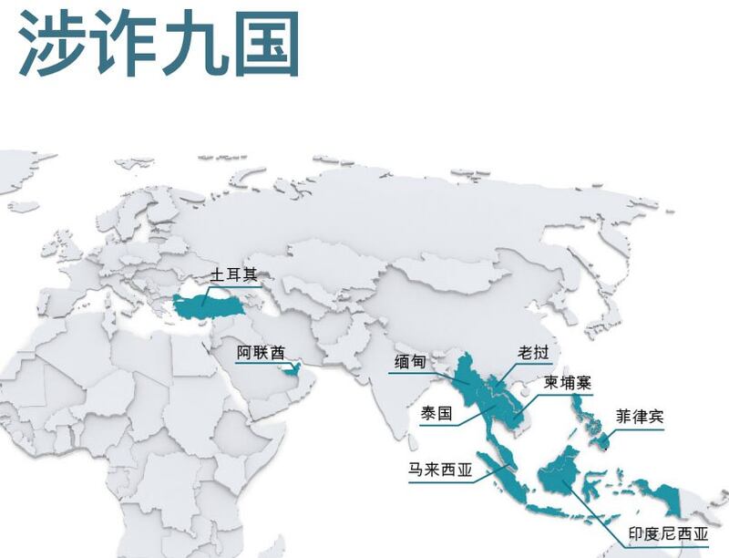 中国政府未正式公布的涉电信诈骗9国黑名单（保卫卫士官网）