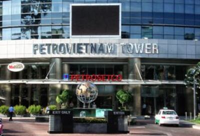 Trụ sở Petro Việt Nam ở Saigon. RFA