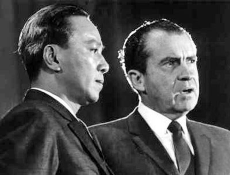 Tổng thống Nguyễn Văn Thiệu và tổng thống Nixon năm 1973