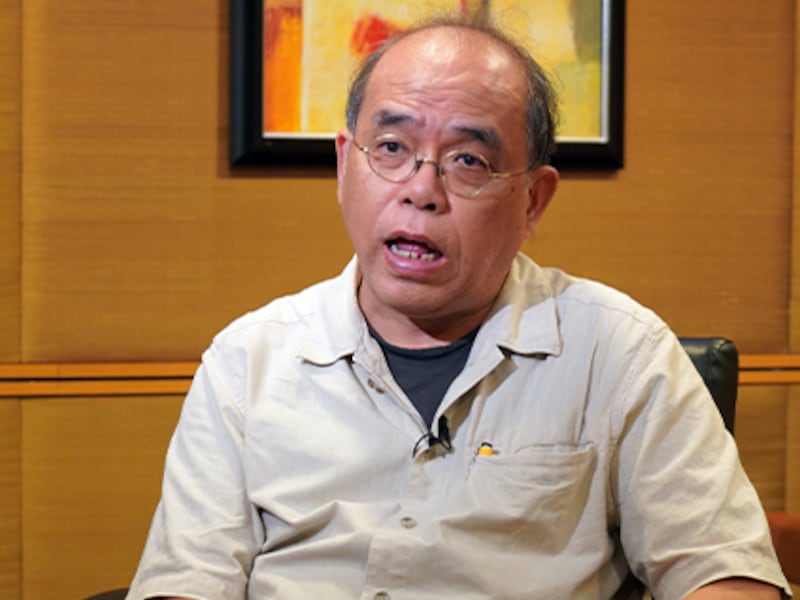 Chung Kim-wah, deputy chief executive of Hong Kong's Public Opinion Research Institute during an interview, Aug. 2020.