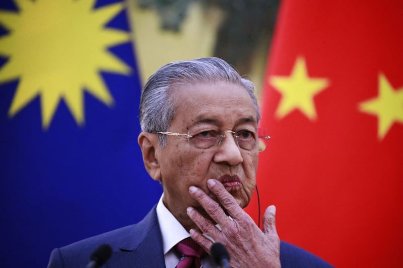 Ông Mohamad Mahathir,Thủ tướng của Malaysia. Ảnh AFP