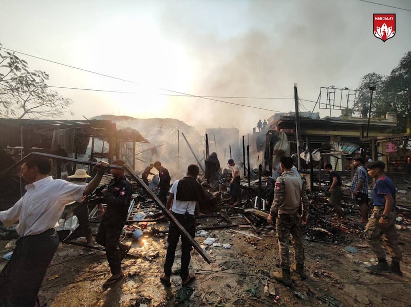 Attacks in Shan state and Mandalay region aimed at civilians, rebels say.