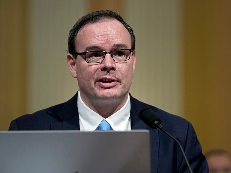 Dr. Adrian Zenz, senior fellow and Director in China Studies, Victims of Communism Memorial Foundation, testifies during a special House committee hearing dedicated to countering China, March 23, 2023, in Washington.