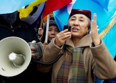 Bà Rebiya Kadeer, nhà lãnh đạo dân chủ Ughur. AFP