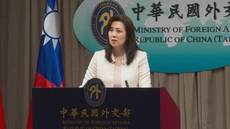 台湾外交部发言人欧江安对美国挺台立关系表示欢迎。(RFA资料照)