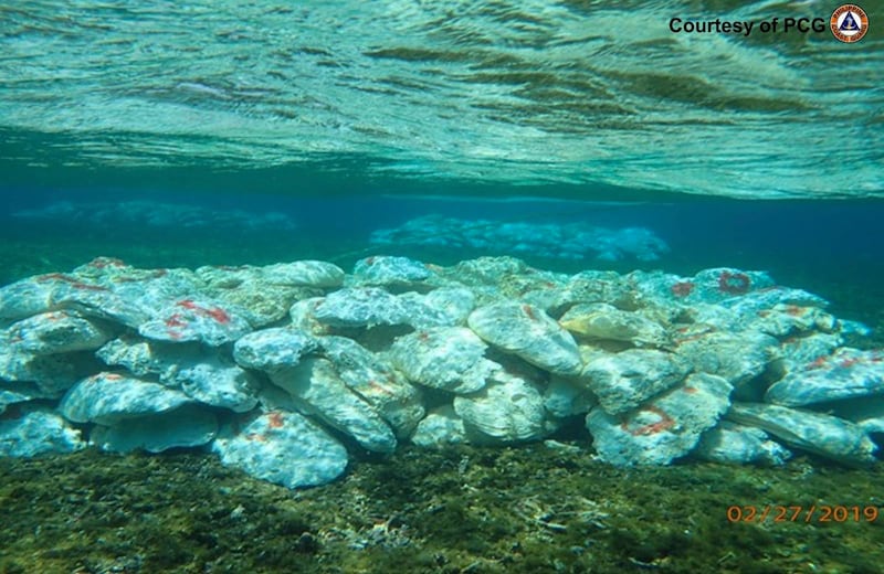 U.S. think tank AMTI says claimants’ island building has destroyed vast areas of coral reef.