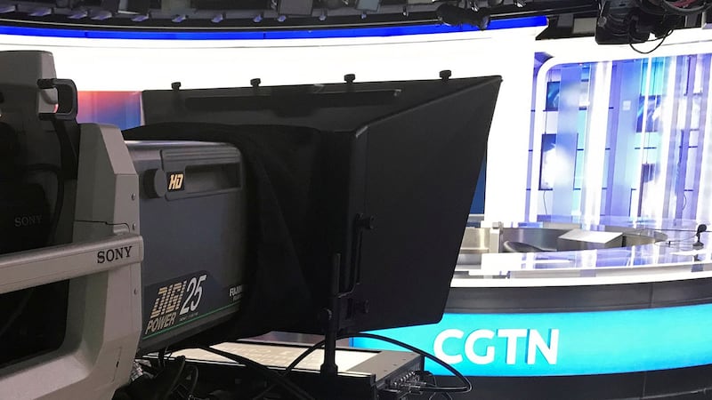 CGTN演播室（路透社）