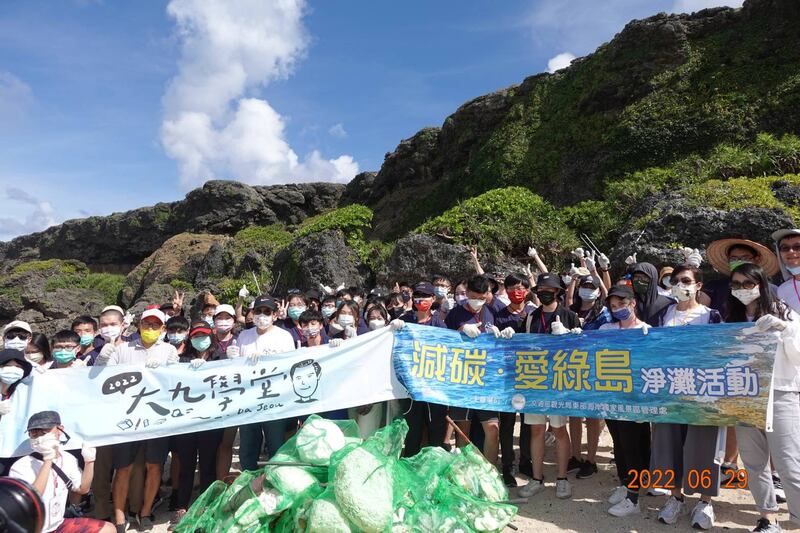 前总统马英九出席马英九基金会“大九学堂”相关课程。（大九学堂学员黄清宗提供）