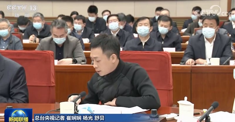 李克强开会 《狂飙》主角张译获邀向总理提建言（视频截图/CCTV）