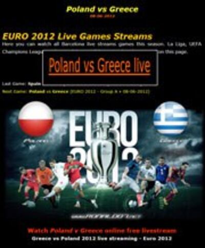 Trận cầu khai mạc Euro 2012: Ba lan và Hy Lạp