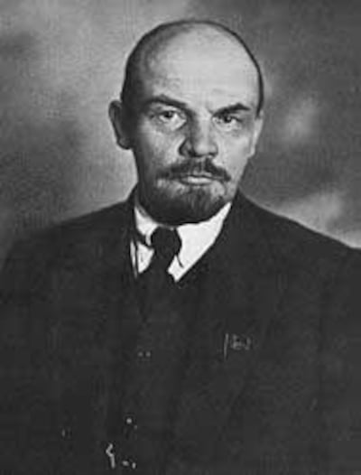 Vladimir llyich Lenin. Photo courtesy of Wikipedia. 