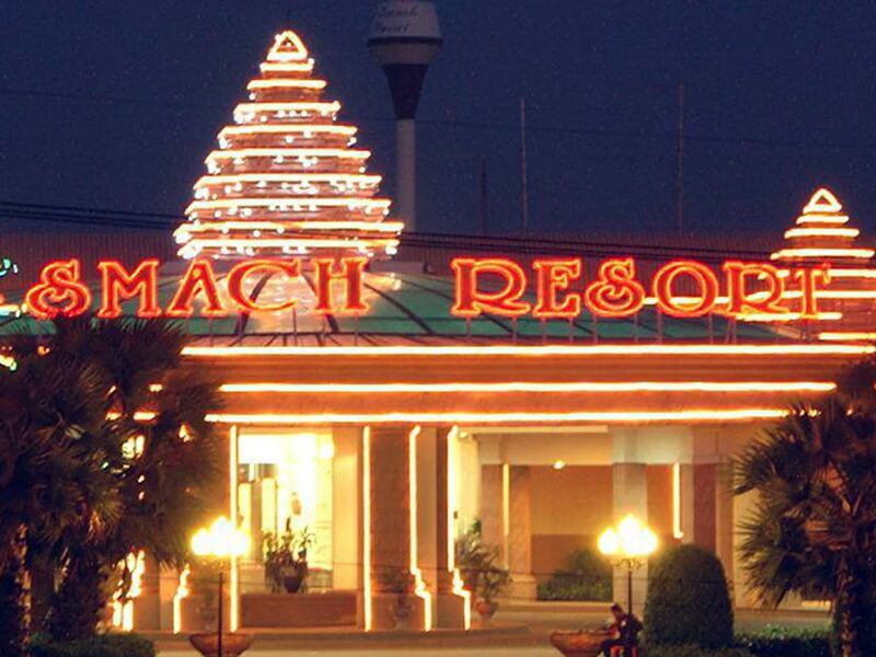 The  O-Smach resort, owned by Cambodian tycoon Ly Yong Phat, in Oddar Meanchey province, Cambodia.