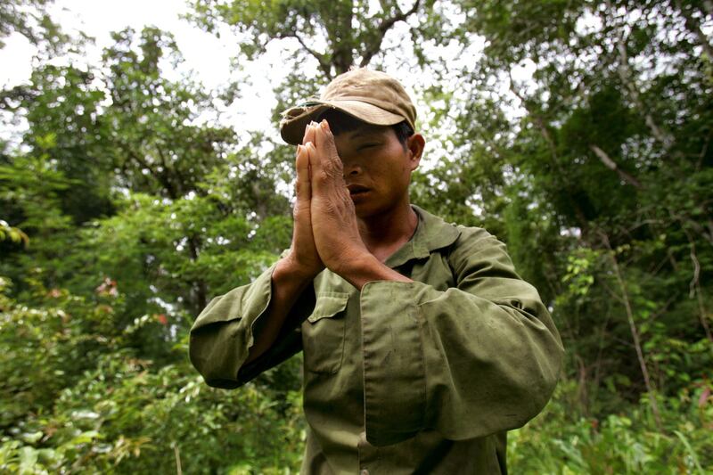 Ảnh minh họa. Người dân tộc thiểu số Tây Nguyên lánh nạn đến Campuchia. (Reuters)