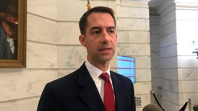 美国联邦参议员柯顿（Tom Cotton）（美联社）