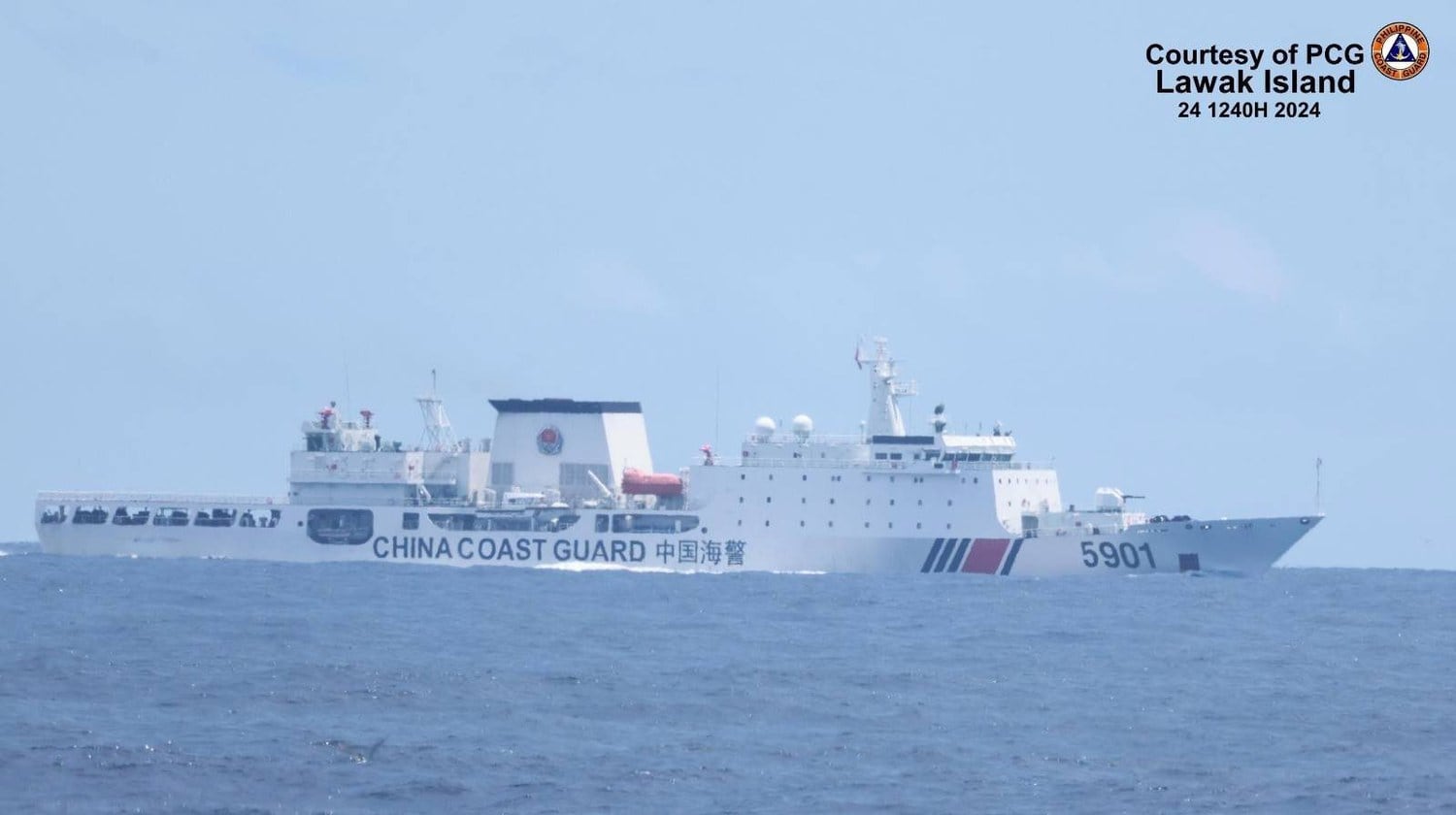 China’s ‘monster’ ship arrives at Scarborough Shoal