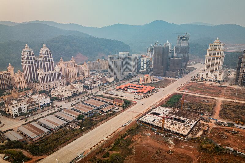 The Boten Special Economic Zone in Laos, April 9, 2024.