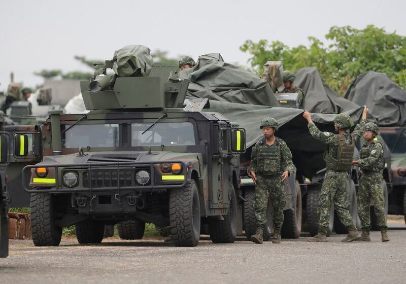 04 Lai Ching-te speech Double Tenth Taiwan China military drills.jpg