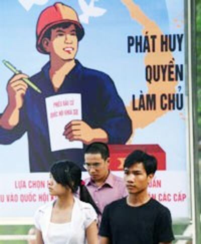 Chính phủ kêu gọi phát huy quyền làm chủ. AFP