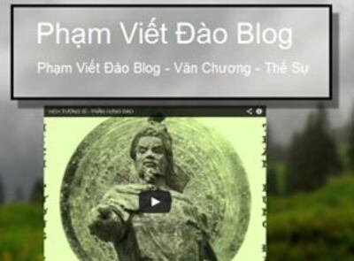 Trang blog của Phạm Viết Đào. RFA files