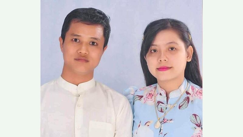 Myanmar authorities have arrested Aung San Win and his wife, Myo Su Thet, government employees who joined the Civil Disobedience Movement. Credit: Facebook/Myo Su Thet