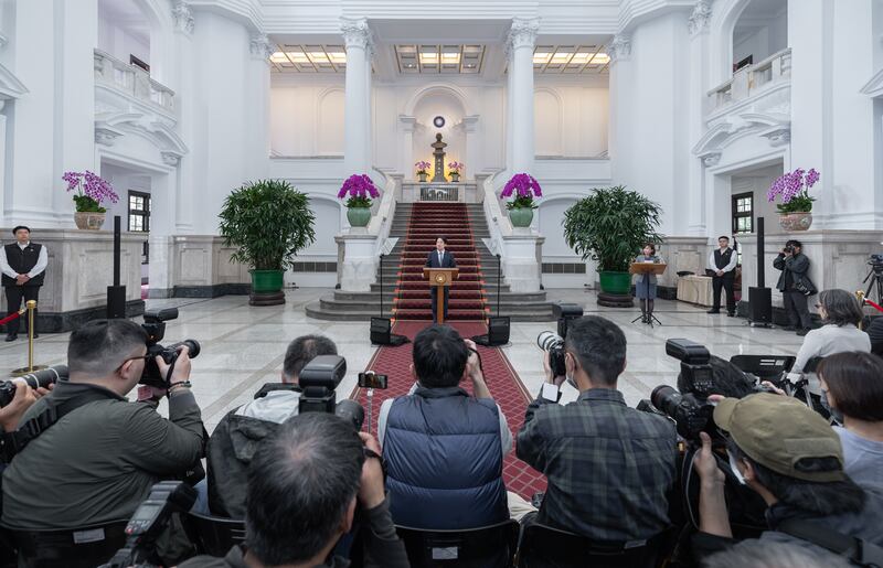 赖清德 国家安全高层会议 记者会