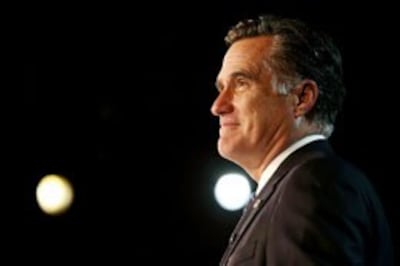 Ông Mitt Romney...Cuộc tranh cử đã kết thúc. AFP