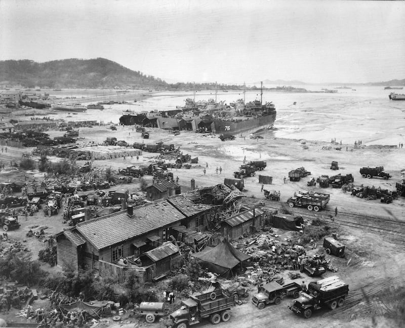 1950年9月15日，仁川登陆成功（图/维基百科）