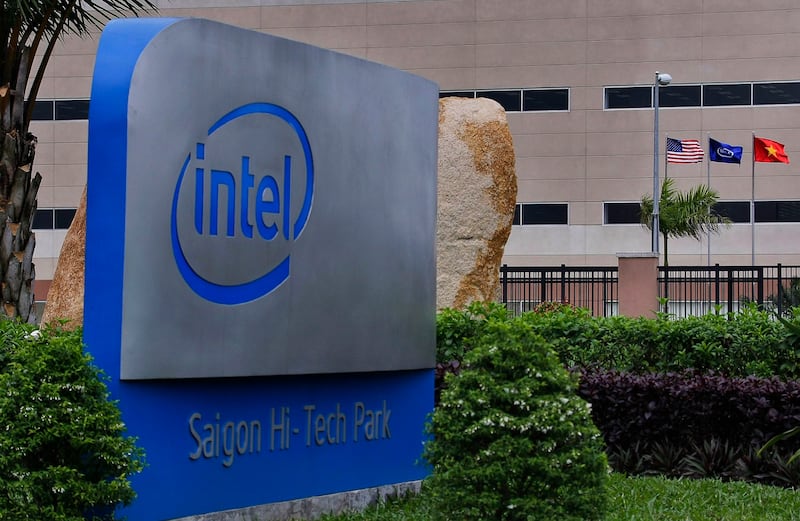 Intel Corp's assembly and test facility at Saigon High Tech Park, Ho Chi Minh city, Vietnam in 2010. Despite President Biden's Sept. 2023 trip to Vietnam and passage of the CHIPS Act, Intel announced that they would not be expanding in Vietnam in the foreseeable future. (Le Quang Nhat/AP)