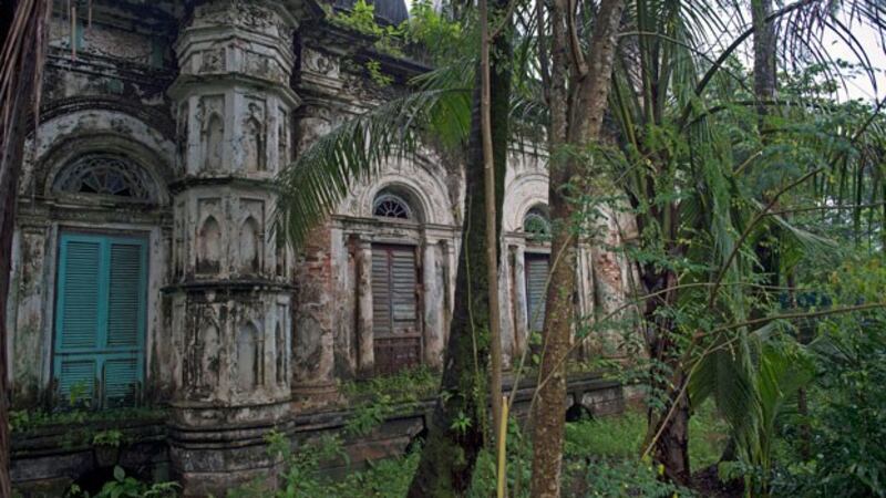 The run-down Jama mosque, a center of Islamic worship built in 1859 and permanently closed in 2012 following deadly clashes between Muslims and Buddhists, sits amid overgrown vegetation in Sittwe, capital of western Myanmar's Rakhine state, Sept. 7, 2016.