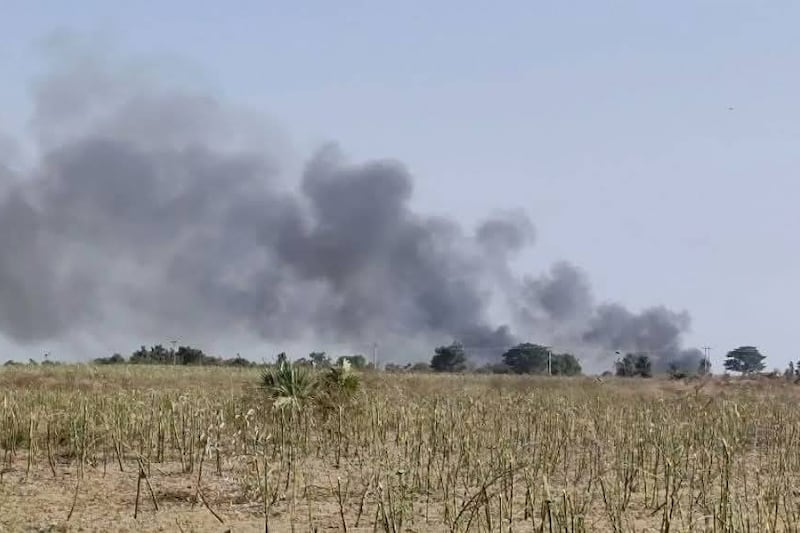 Monitoring group says the military has burned more than 100,000
homes as part of anti-insurgent operations.