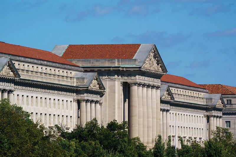 “北大西洋公约” 75年前签署地点安德鲁·梅隆礼堂（Andrew W. Mellon Auditorium。(美联社资料图片))