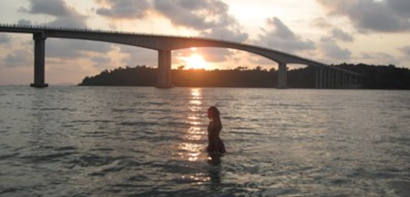 A bridge constructed by the Koh Pos Investment Company connects Sihanoukville with Koh Pos, March 23, 2012. Credit: RFA