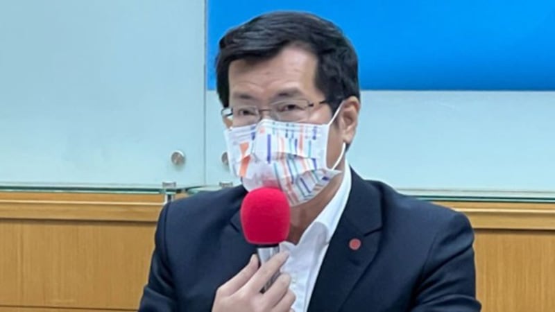 民进党立委罗致政指中国军事行动增加，造成区域威胁。(记者 黄春梅摄)