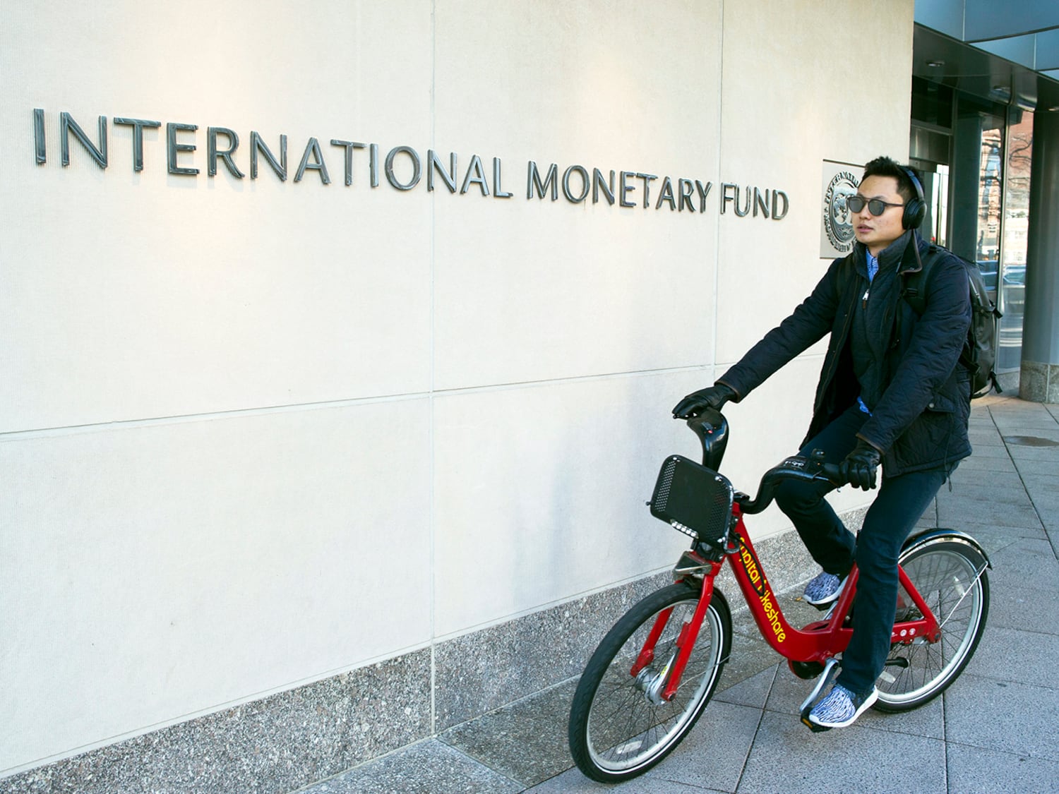 The International Monetary Fund headquarters in Washington, D.C, Dec. 19, 2016.