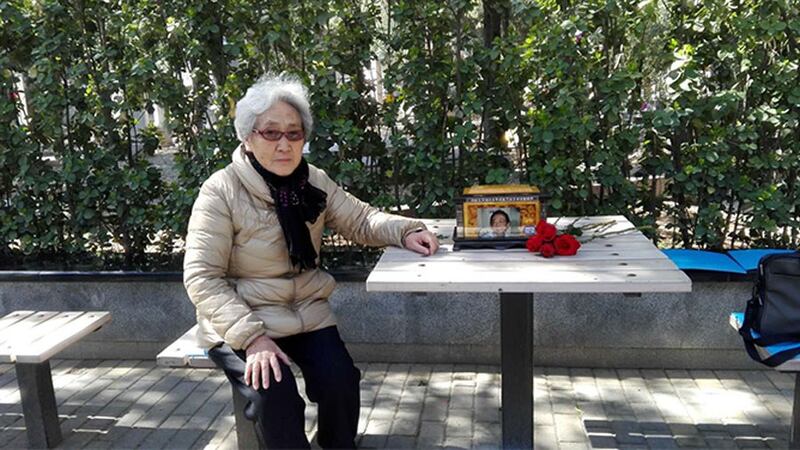 Tiananmen Mothers founding member Zhang Xianling, whose 19-year-old son died in the military assault on Beijing on June 4, 1989, in 2018 photo.