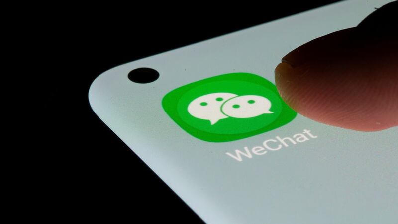 腾讯要求境外微信用户更新Wechat账号。（路透社图片）