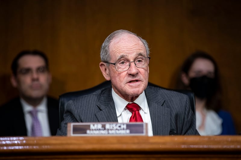 Sen. Jim Risch, R-Idaho, shown in this file photo, questioned why the State Department budget proposal included only $16 million in aid to Taiwan. (AP)