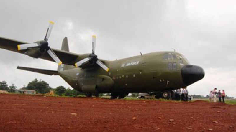 Chiếc máy bay C130, ảnh minh họa