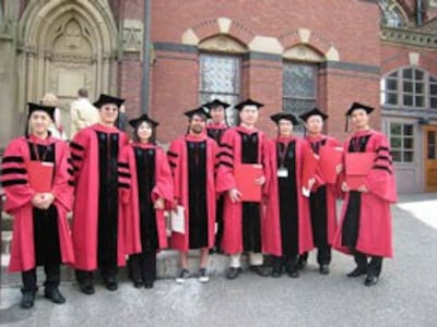 Sinh viên Việt Nam tại đại học nổi tiếng Harvard. File photo