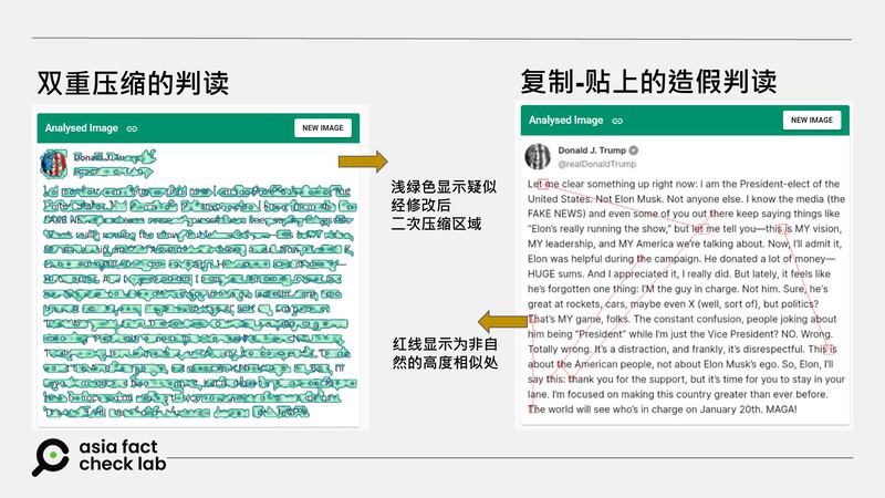 网传图片经InVID判读的结果