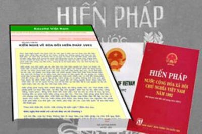 Kiến nghị về sửa đổi Hiến pháp 1992. Files photos