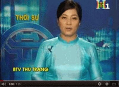 Bản tin HTV Hà Nội trưa 05-08-2012 đưa tin về cuộc biểu tình chống TQ sáng hôm đó tại Hà Nội bị người dân thu lại và đưa lên YouTube. Screen captured by RFA.