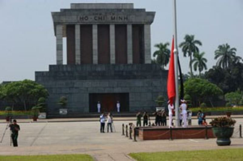 Lăng Chủ tịch Hồ Chí Minh ở Hà Nội hôm 11/10/2013.