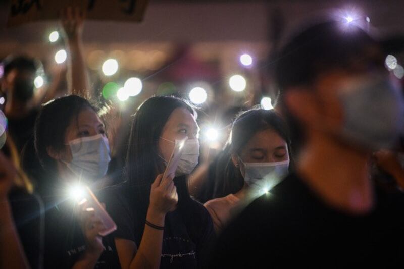 香港人没有退路，反送中运动恐将持续。（AFP）