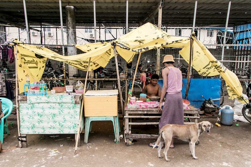 Street food vendors say price increases have meant many would-be customers cannot afford even simple meals. (AFP)